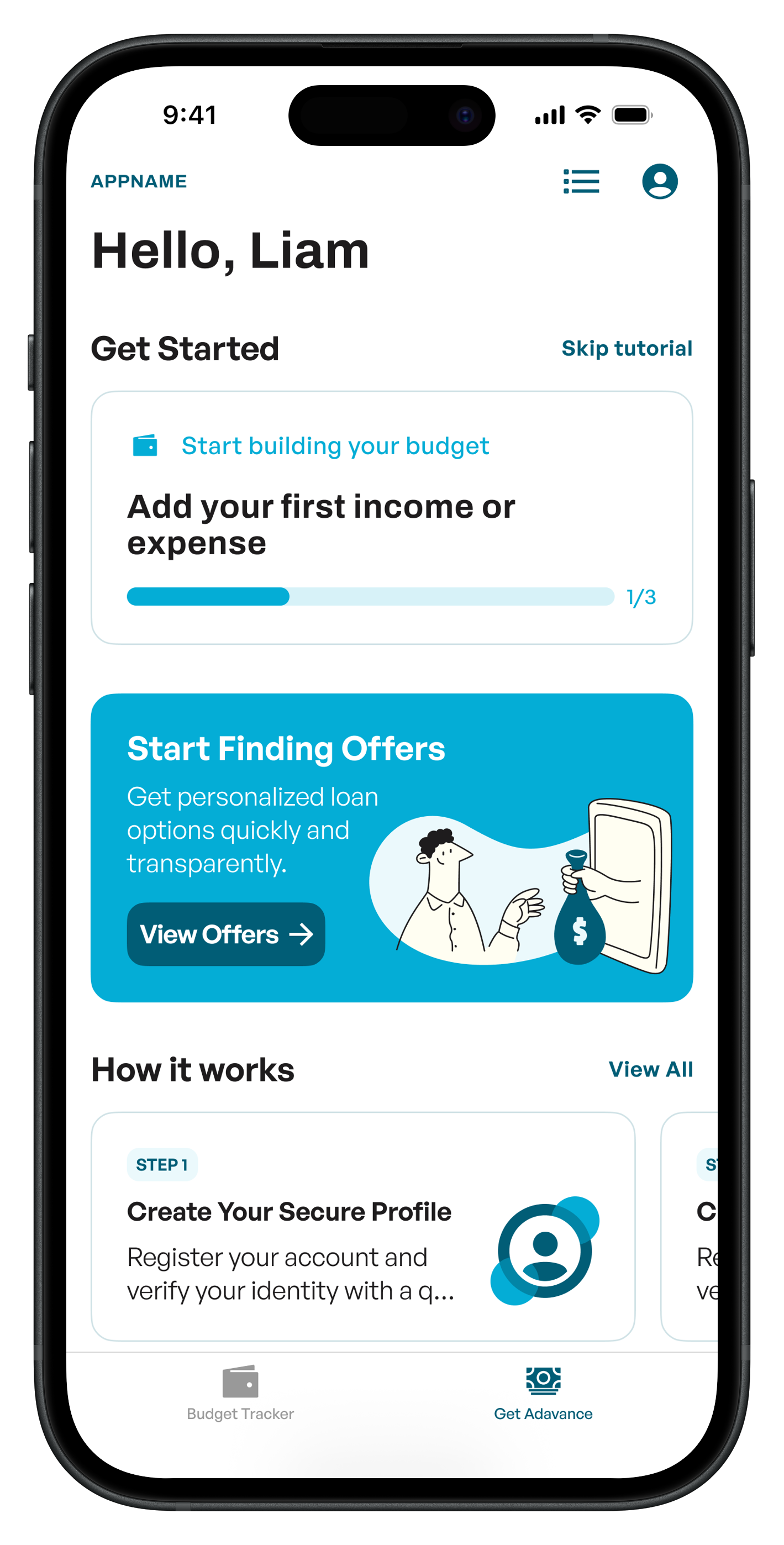 Dashboard screenshot